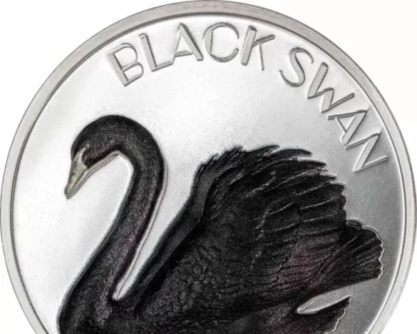 Black Swan 2 uncje srebra 2023