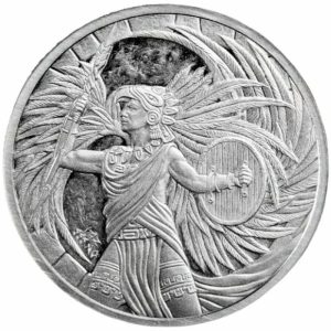 Eagle Warrior Aztec 1 uncja srebra