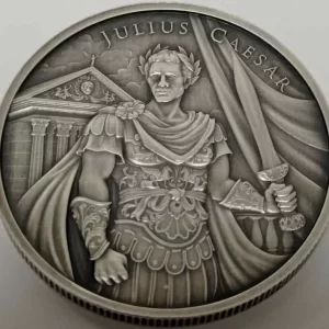 Julius Caesar Legendary Warriors 1 uncja srebra Antique