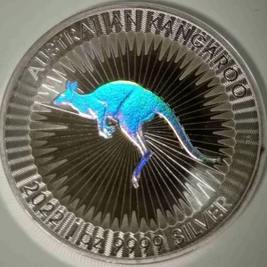 Australijski Kangur 1 uncja Srebra 2022 Hologram