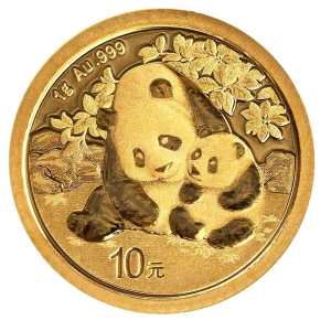 Chińska Panda 1 g Złota 2024