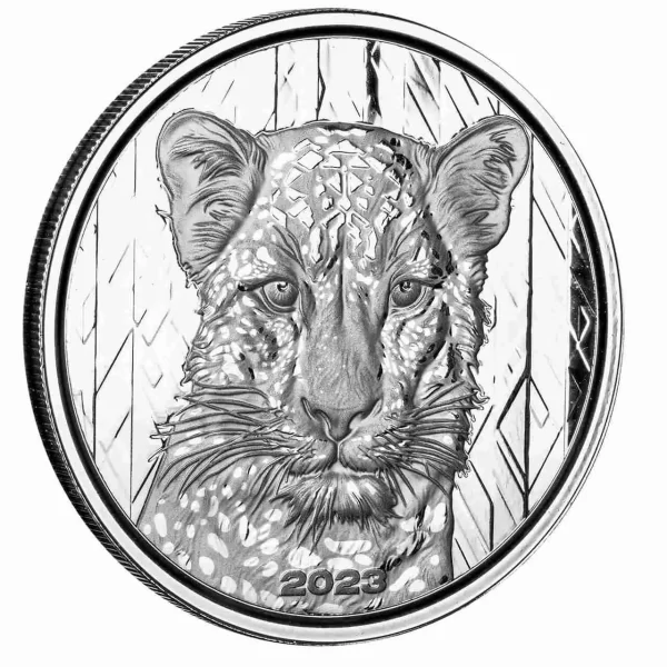 Ghana African Leopard 1 uncja srebra 2023