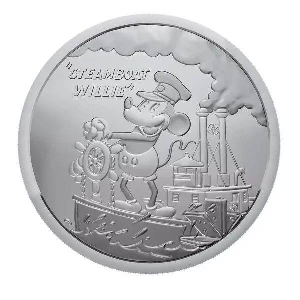 Steamboat Willie 1 uncja srebra 2024