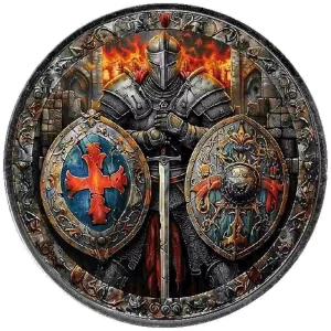 Amerykański Orzeł 1 uncja srebra 2024 Knights of Honour: Warrior of Fire