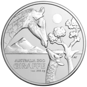 Giraffe Australia Zoo Series 1 uncja srebra 2024