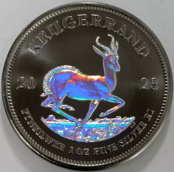 Krugerrand 1 uncja Srebra 2023 Ruten z Hologramem